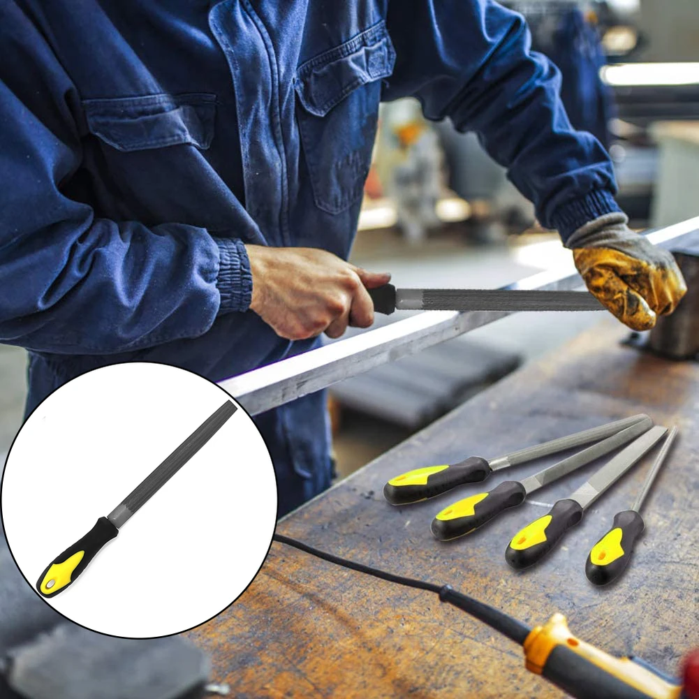 

NEW 18 Pcs Mini Files Titanium Diamond Coating Needle Flat File Set Metal Working Craft Tools Flat File Kit Steel File Yellow