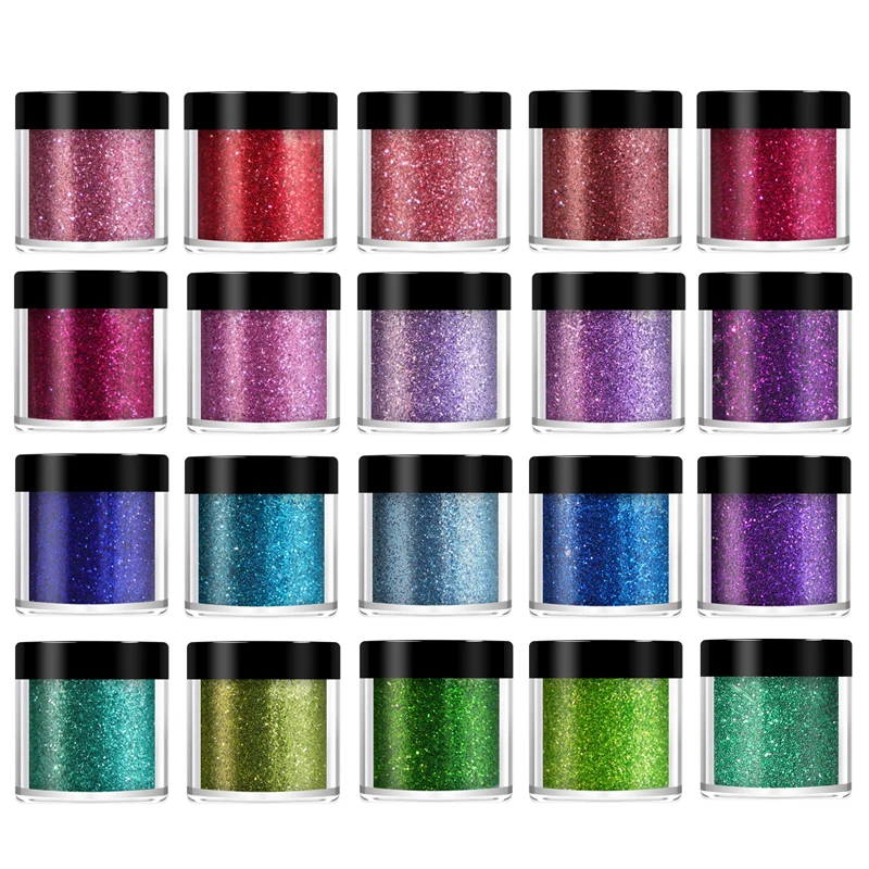 

3ml Nail Glitters Shining Manicure Nail Art Flash Colorful Powders DIY Professional Nail Decorations Nail Supplies