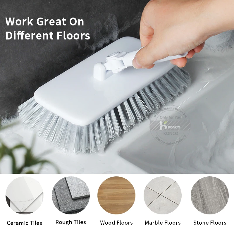 Напольная щетка Konco для плитки цементного пола кухни ванной стен уборочная