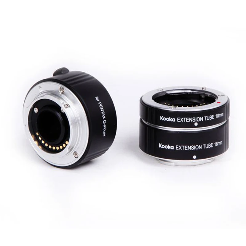 Макро AF металлическая удлинительная трубка набор Авто фокус ttl экспозиция 10 мм 16