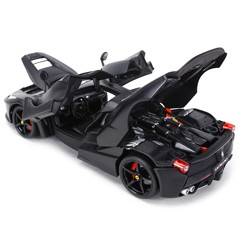 1:18 Bburago LaFerrari красно черный тонкий выпуск твердый переплет спортивный автомобиль