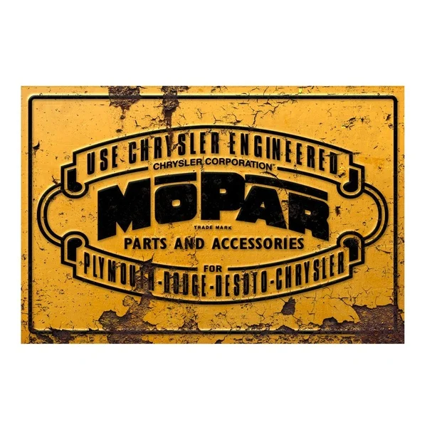

Mopar Vintage Tin Sign Metal Sign Metal Poster Metal Decor Metal Painting Wall Sticker Wall Sign Wall Decor Decor for Home