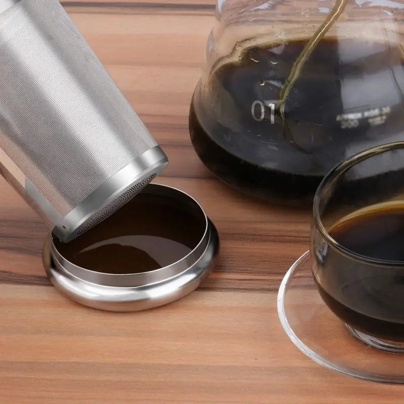 Layer Mesh Tea Infuser Reusable Coffee Filter - Fits Standard Cups Mugs Teapots Perfect Stainless Steel for Brewing St | Дом и сад