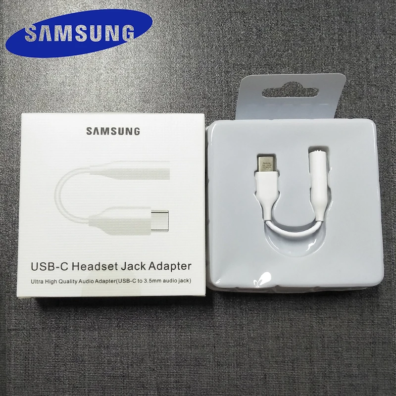 Кабель для наушников SAMSUNG type C 3,5 с разъемом USB C до 3,5 мм адаптер для наушников AUX для SAMSUNG Galaxy Note 10 Plus 10+ A90 A80 A60 A8S