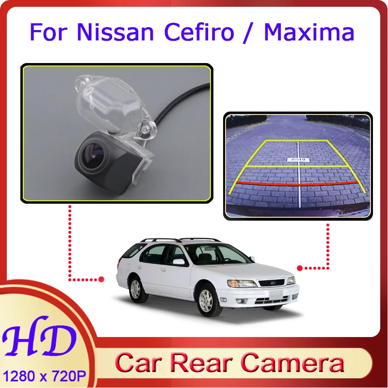 

Car Reverse Image Fisheye CAM For Nissan Cefiro/maxima A32 1994~1999 Night Vision HD Dedicated Rear View Back Up Vehicle Camera