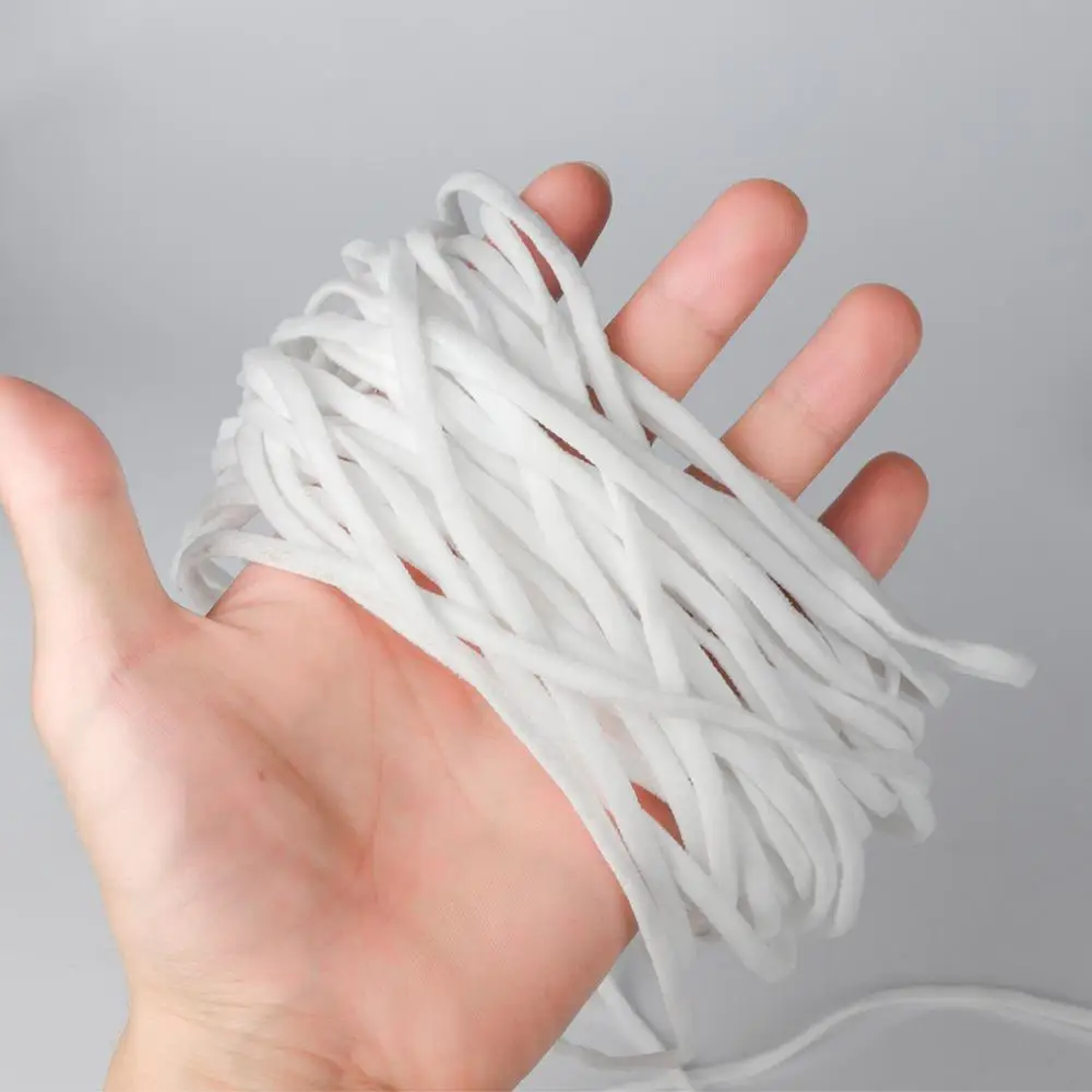 Плетеная резинка для шитья сделай сам эластичная лента 10 м 4 мм высокоэластичная