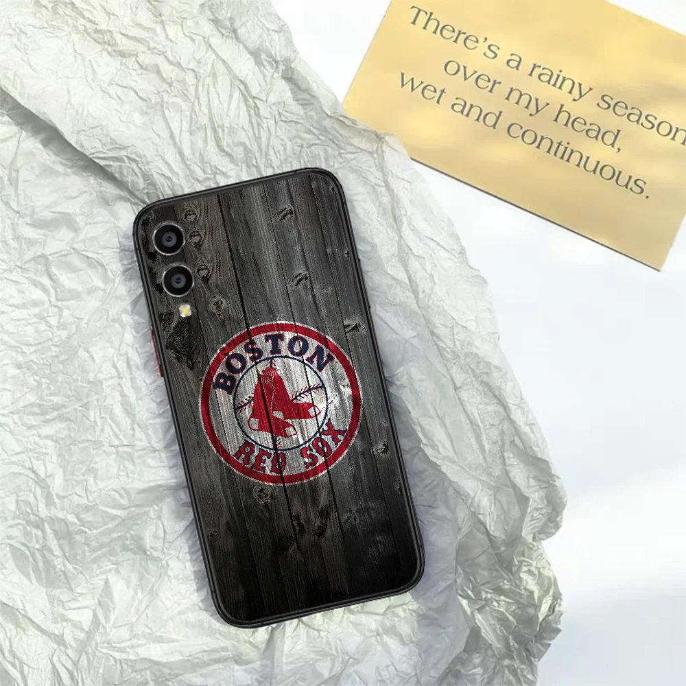 

Red Boston Sox Baseball Phone Case For HUAWEI Honor 6 7 8 A S 9 X Mate 10 20 30 i Lite Pro Y7 2019 black Cell Pretty Shell
