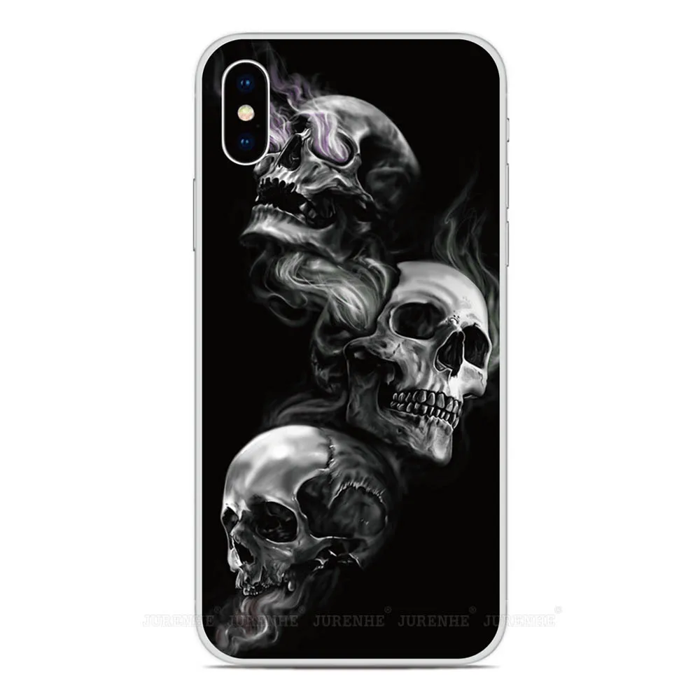Скелет кости черепа Мягкая обложка для Umidigi Зубр A7S A3X A3S F2 F1 Play X One Max A5 A3 A7 S3 S5 A9 Pro