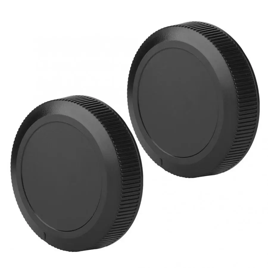 2 шт. портативные пластиковые Объективы для камер Крышка Canon EOSR полноразмерные