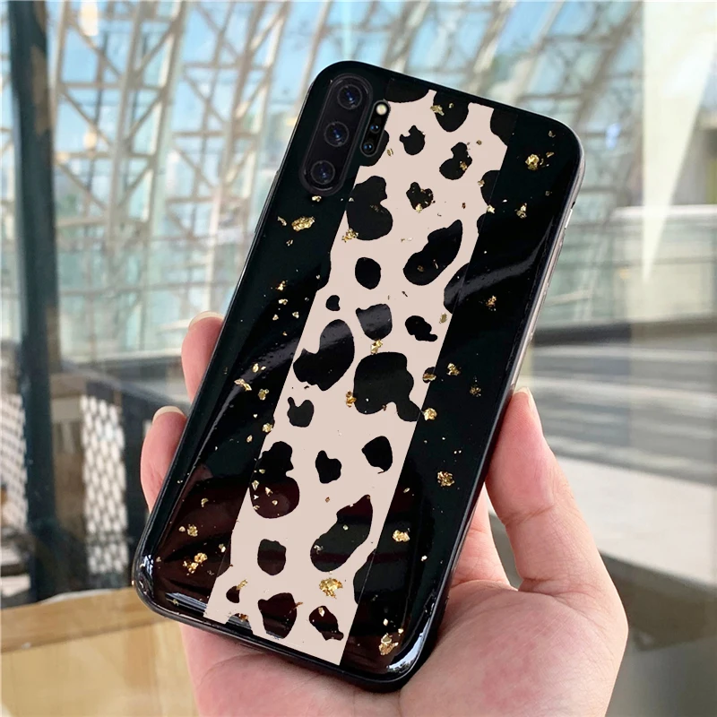 Сусального золота леопардовая расцветка чехол для samsung Galaxy A50 A70 A60 A30 M20 A8 A6 J4 J6 плюс