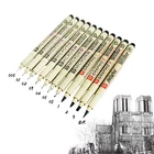 0,05  1 см японская Сакура ручка с иглой Профессиональный рисунок волокна эскиз авторучка для дизайнера архитектора офиса школы DP028