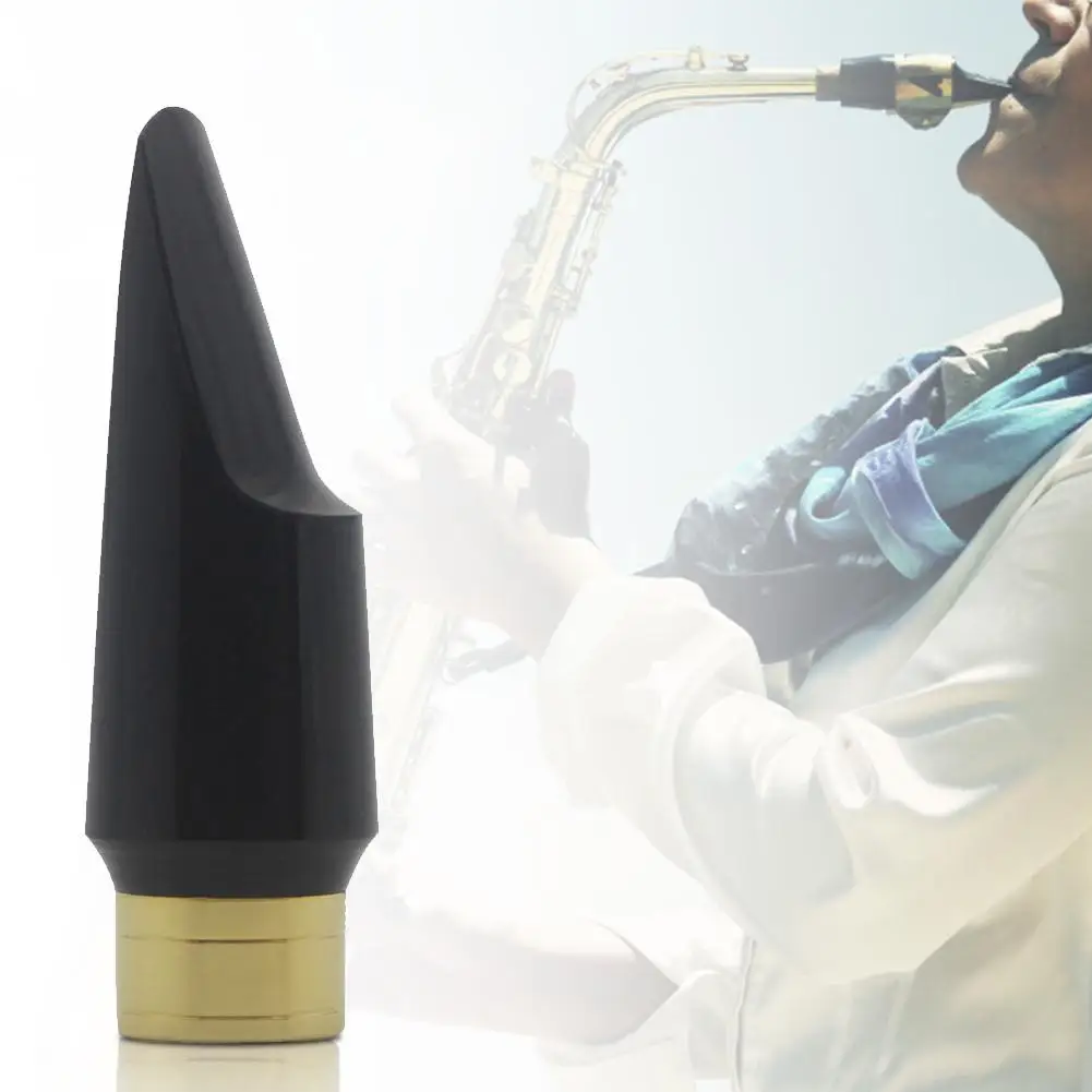Саксофон Alto Sax мундштук из АБС-пластика для саксофона с металлической канавкой