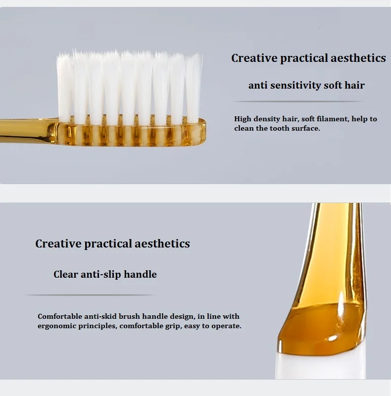 Мягкие щетинки для взрослых нити анти-чувствительность Луна пара Дорожная сумка