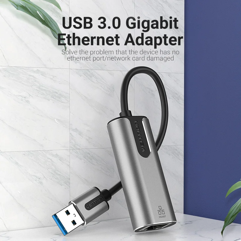 Vention USB Ethernet 3.0 to RJ45 HUB for Xiaomi Mi Box 3/S Set-top Adapter Network Card Lan new |