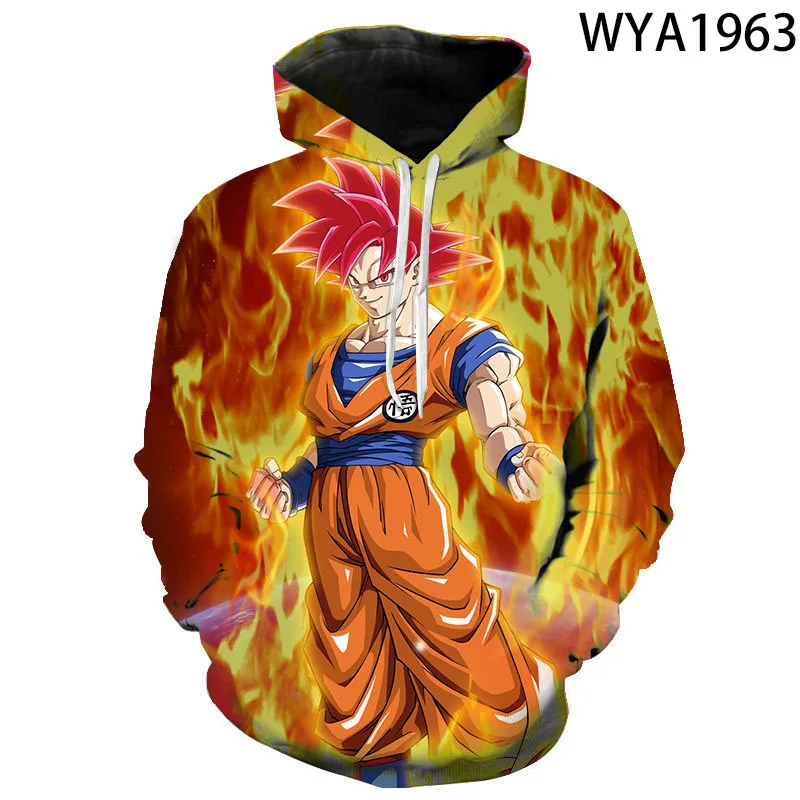 

2021 New Japanese Anime Dragon-Ball Hoodie High-Quality Sports Men's Children's Casual Sweatshirt Fall/Winter Outdoor Riding Hot