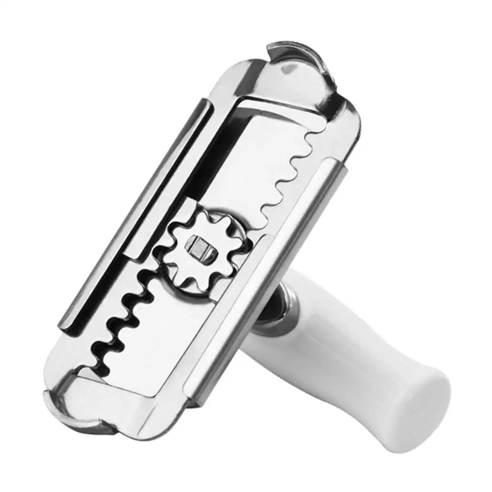 Регулируемый штопор для банок из нержавеющей стали белый цвет |