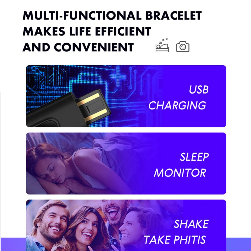 

SOVAWIN 118 Plus Smart Wristband Watch Fitness Tracker Heart Rate Monitoring Waterproof Smart Watch Call Reminder Anti Loss IP67