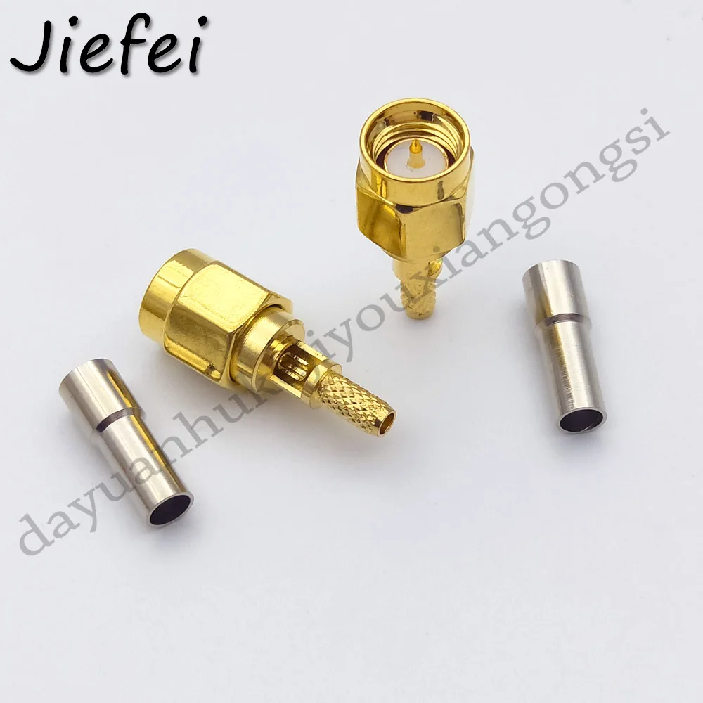 2 шт. RF коаксиальный адаптер SMA штекер центральный оконный обжим RG174 RG316 LMR100