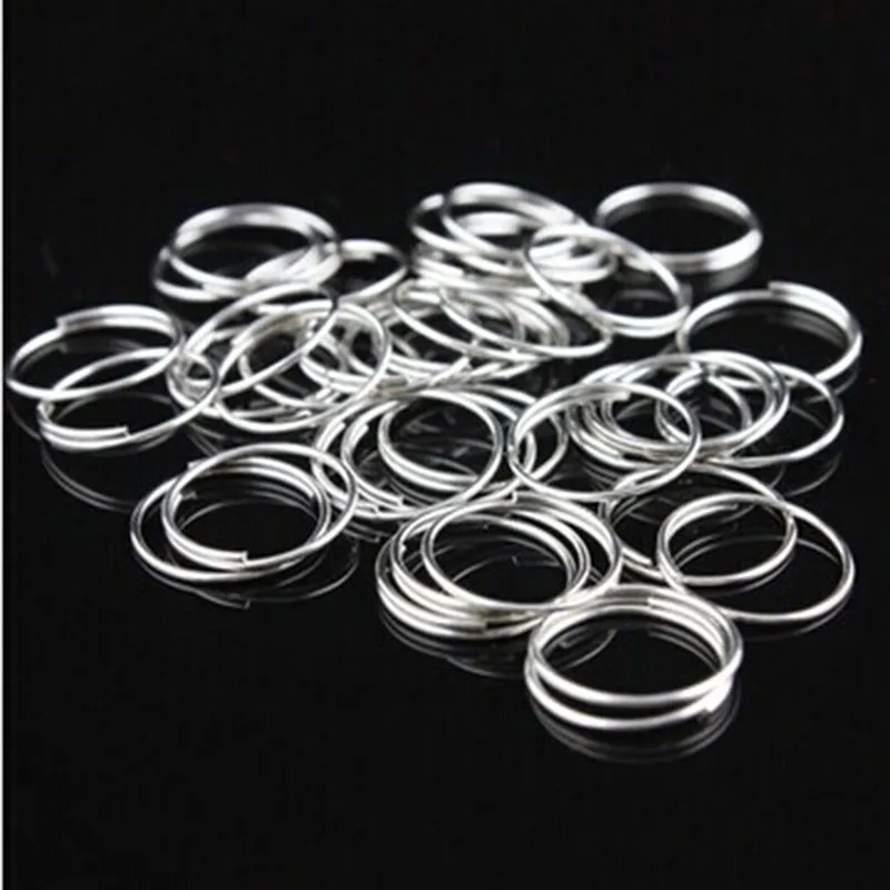 11 мм Хромированные Кольца из нержавеющей стали 304 хрустальные кольца для люстры