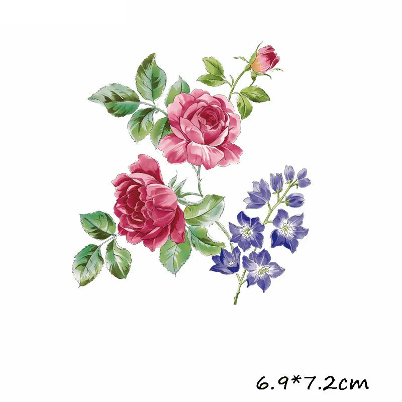 Утюжок для одежды Diy милый цветочный узор экологичный пластырь 2 шт.|Аппликации