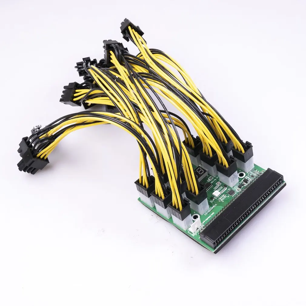 

Power Module Board For PSU Server Power Conversion 6Pin To 8Pin Power Cable For BTC LED Three-color Light