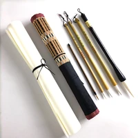 Claborate-style Painting Brush Pen Set Traditional Calligraphy Pen Brush Large Middle Small Regular Script Writing Brushes Set