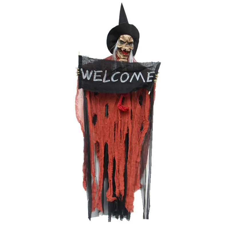 

Halloween Haunted House Chamber Party Bar Scene Dress up Welcome Welcome Banner Horror Welcome Hanging Ghost