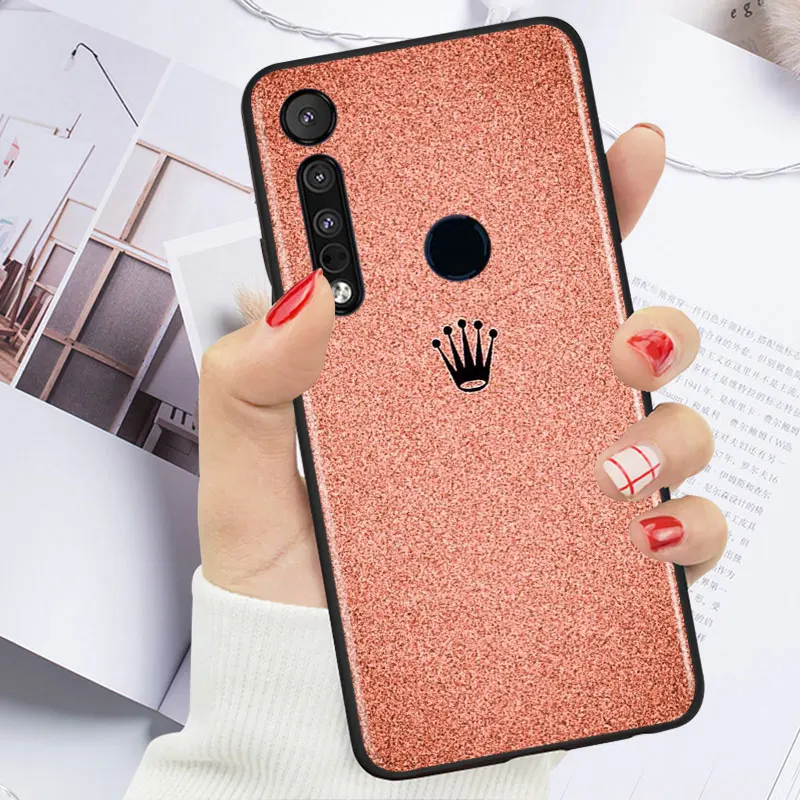 

Mature Crown Shining For Motorola G9 G8 G Stylus Power One Fusion Hyper Edge E7 E6 5G Plus Play Lite Silicone Phone Case