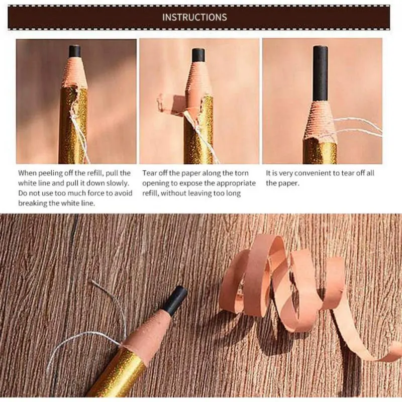 Водоводостойкий Водостойкий карандаш для бровей легко цвета цвет|Средства роста