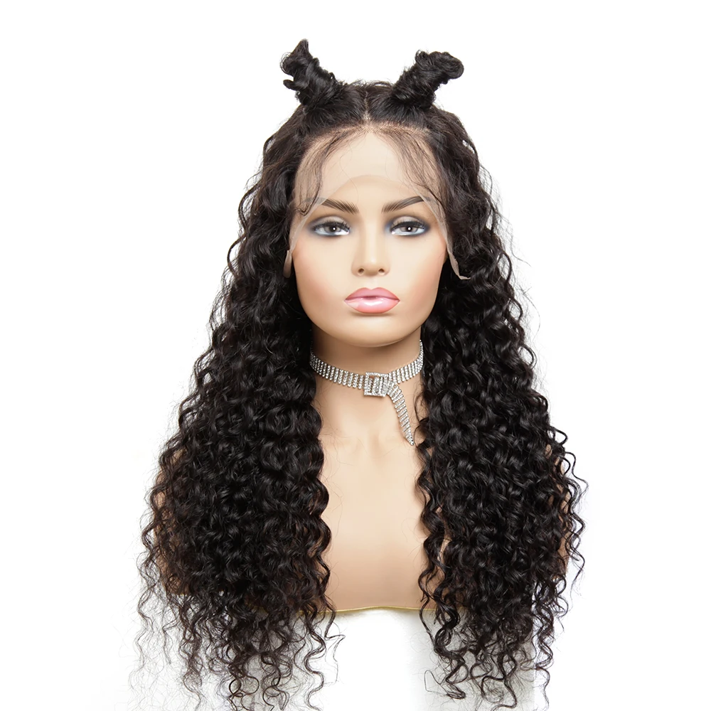 Бразильские волосы MIHAIR волнистые remy 13х4 на кружеве средний коэффициент