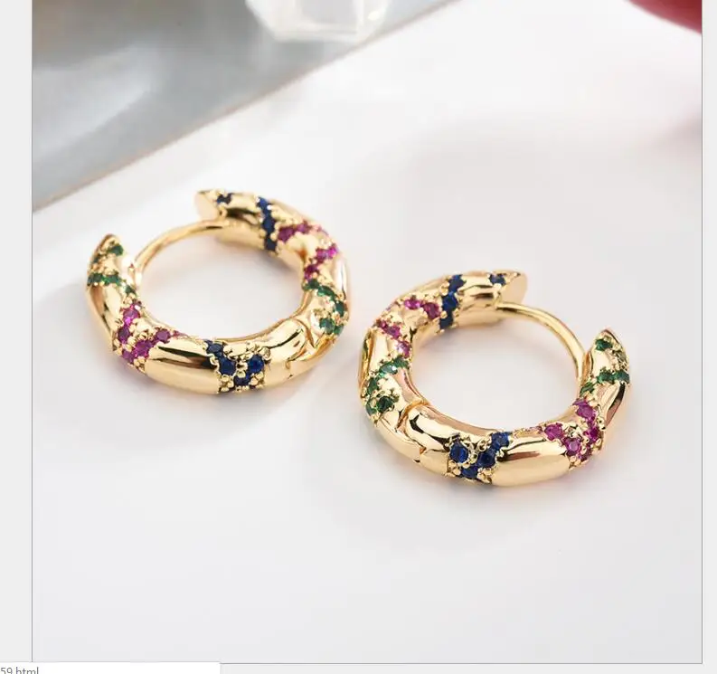 Женский Ретро Модный трендовый обруч с микро-инкрустированным дизайном |