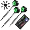 CyeeLife 16/18/22g Soft tip darts with Carry Case,6 Aluminium Shafts(2 Colors)+Extra Flights+Plastic Protectors 1