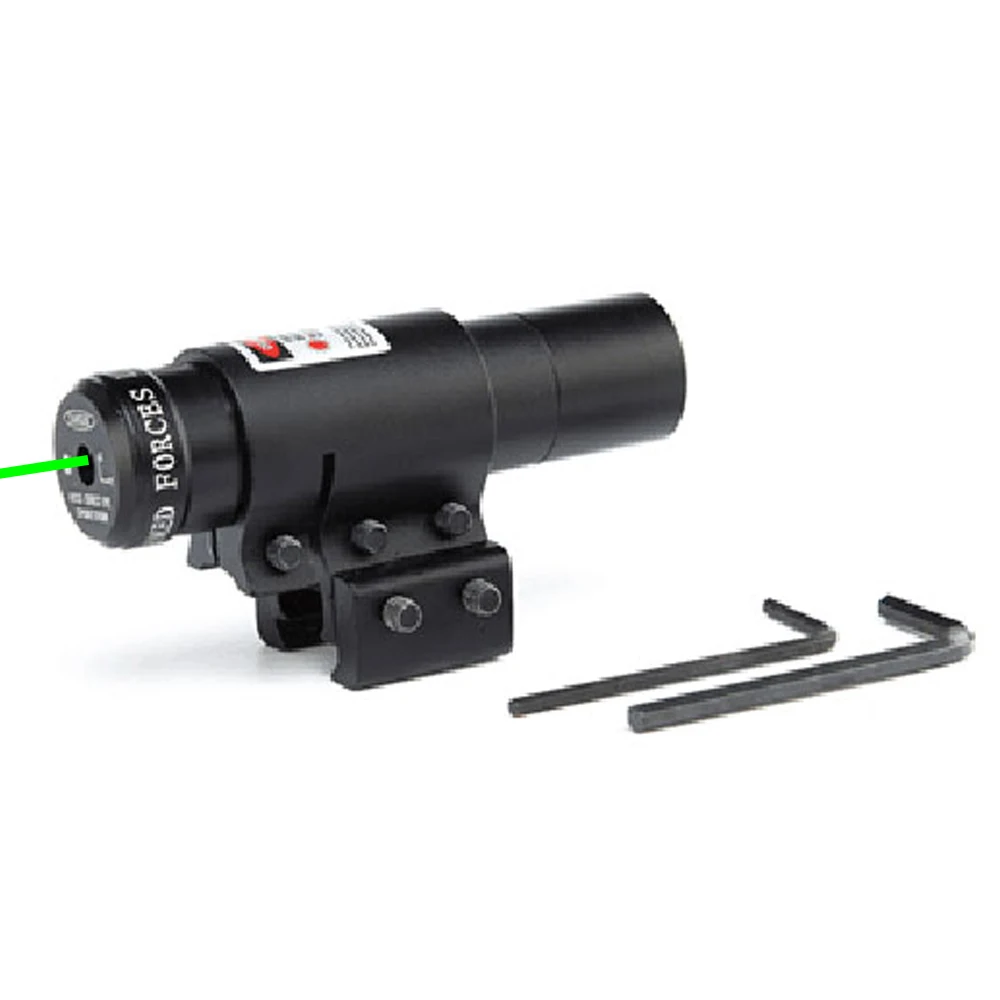 Red Dot Laser Sight 5mW Tactical Hunting Illuminator Stable Beam Output and Double Rail Mount Clip. |