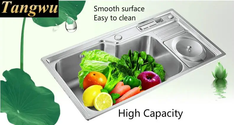 Бесплатная доставка стандартная модная кухонная раковина фитинги из пищевой