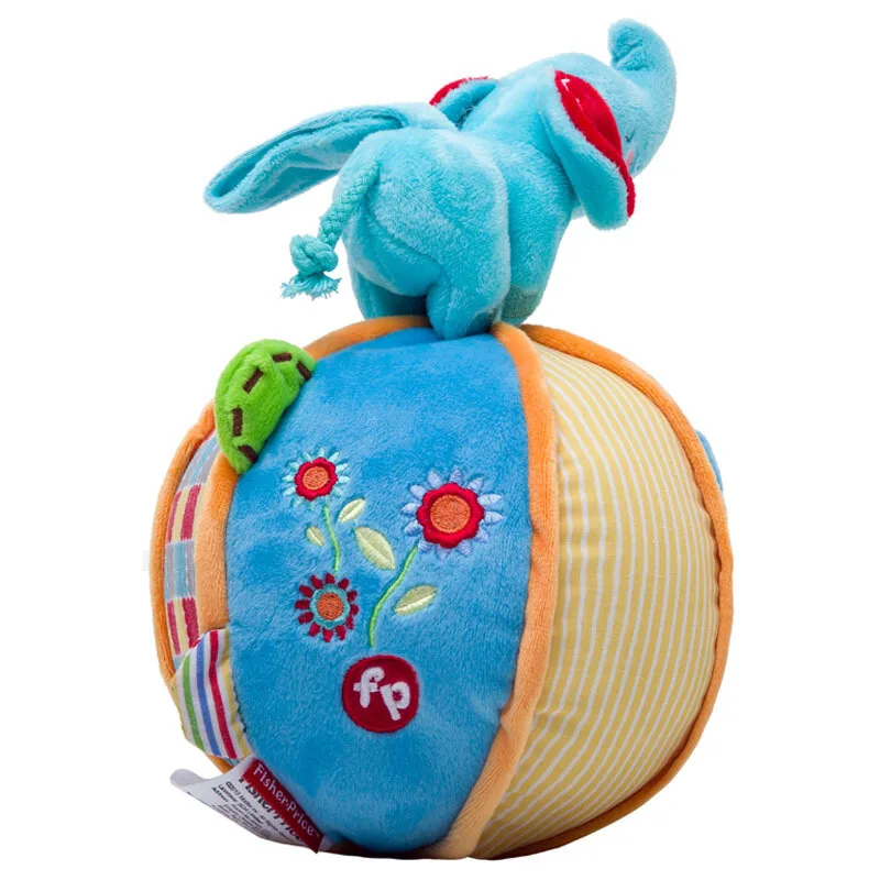 FISHER PRICE Детский слон детский ручной шар плюшевая кукла игрушка Новорожденный