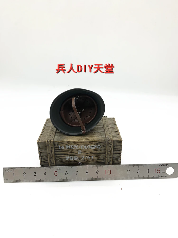 1/6 фигурки солдат Второй мировой войны немецкий M35 зеленый-серый металлический