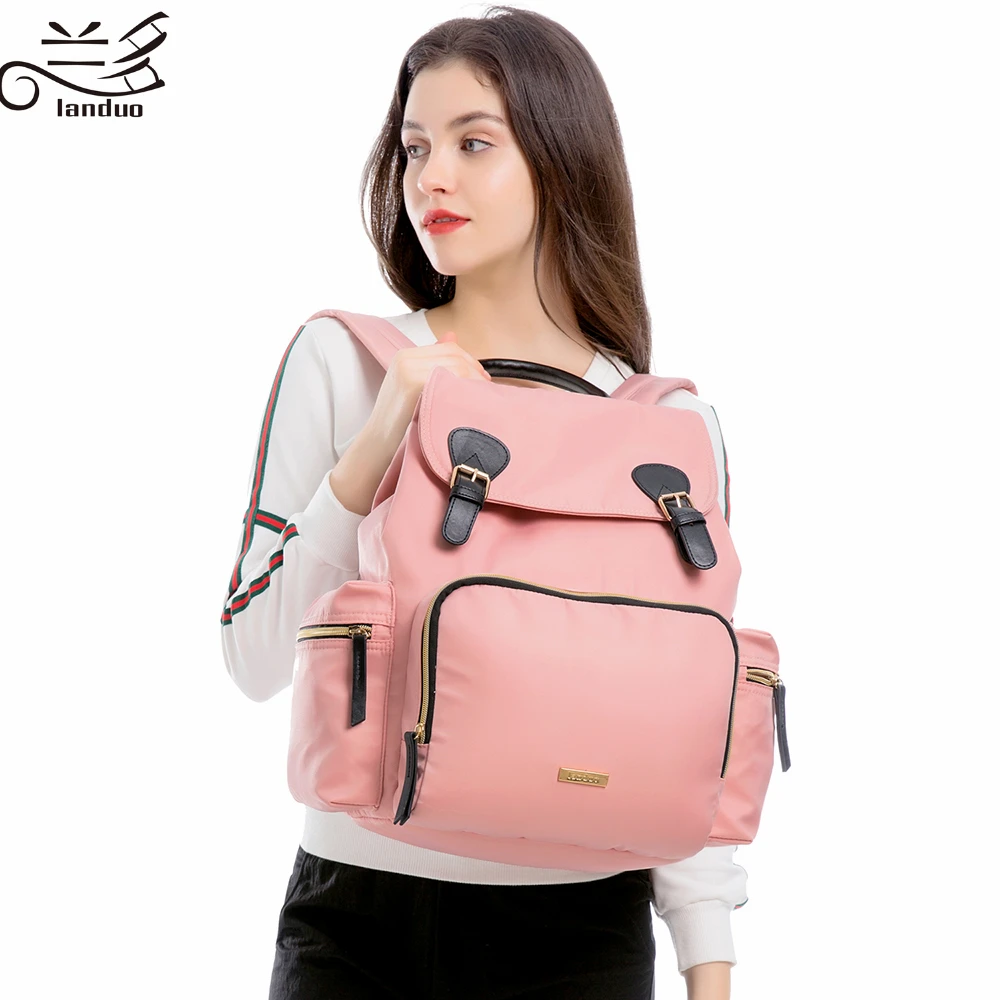 LAND Fashion кожа большой емкости Мумия Мама materntiy Пеленальный детский подгузник памперс сумка рюкзак с крючками детские сумки для мамы