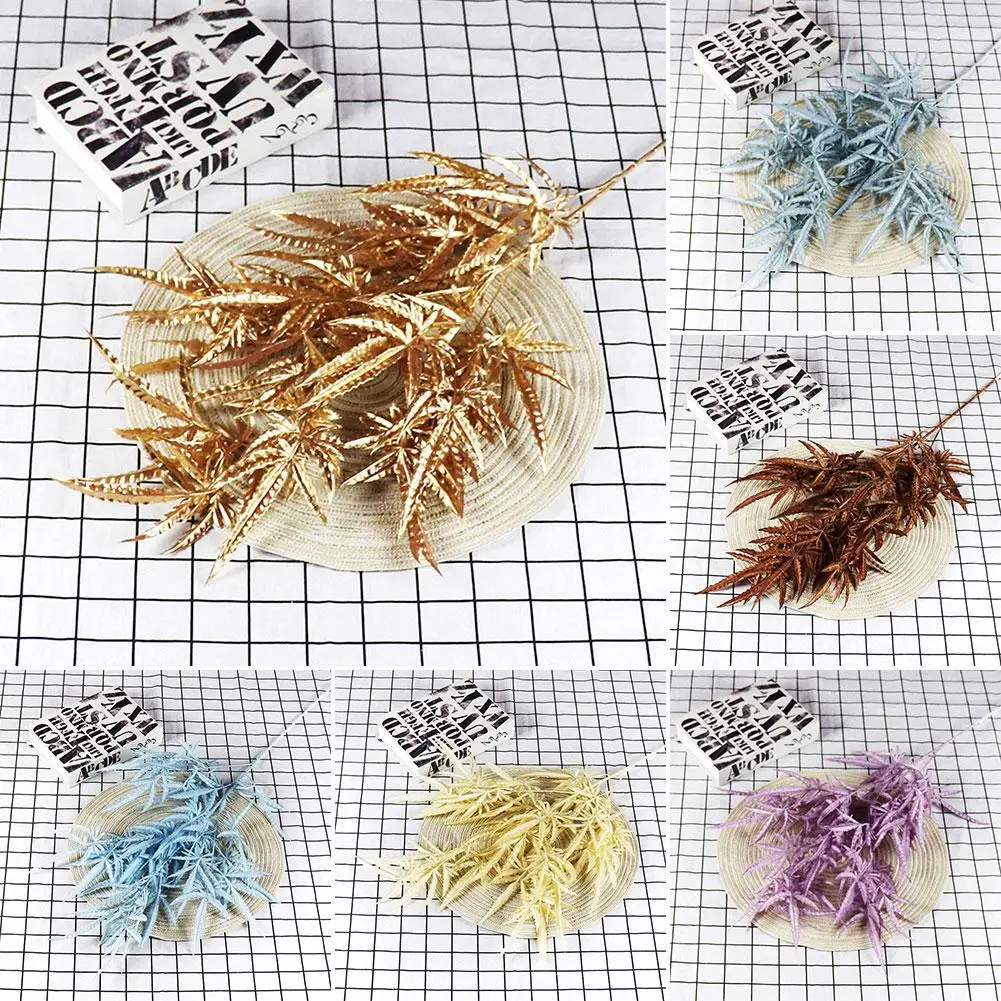 110 см искусственная имитация куриные ножки осенние кленовые листья ветка Церковь