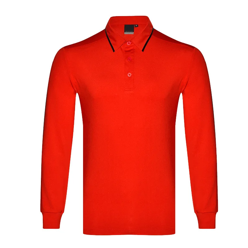 

Autumn and winter golf clothing men's long sleeve jerseys outdoor sports leisure breathable quick drying top can be customized p