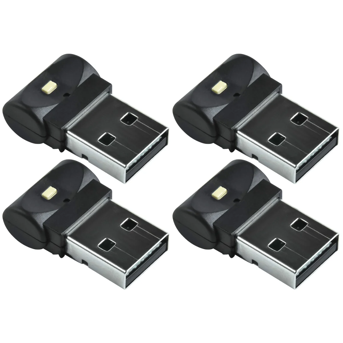 

4 Pcs USB Lights Car Interior Mini USB Atmosphere Lamps Decorative Car LED Lamps