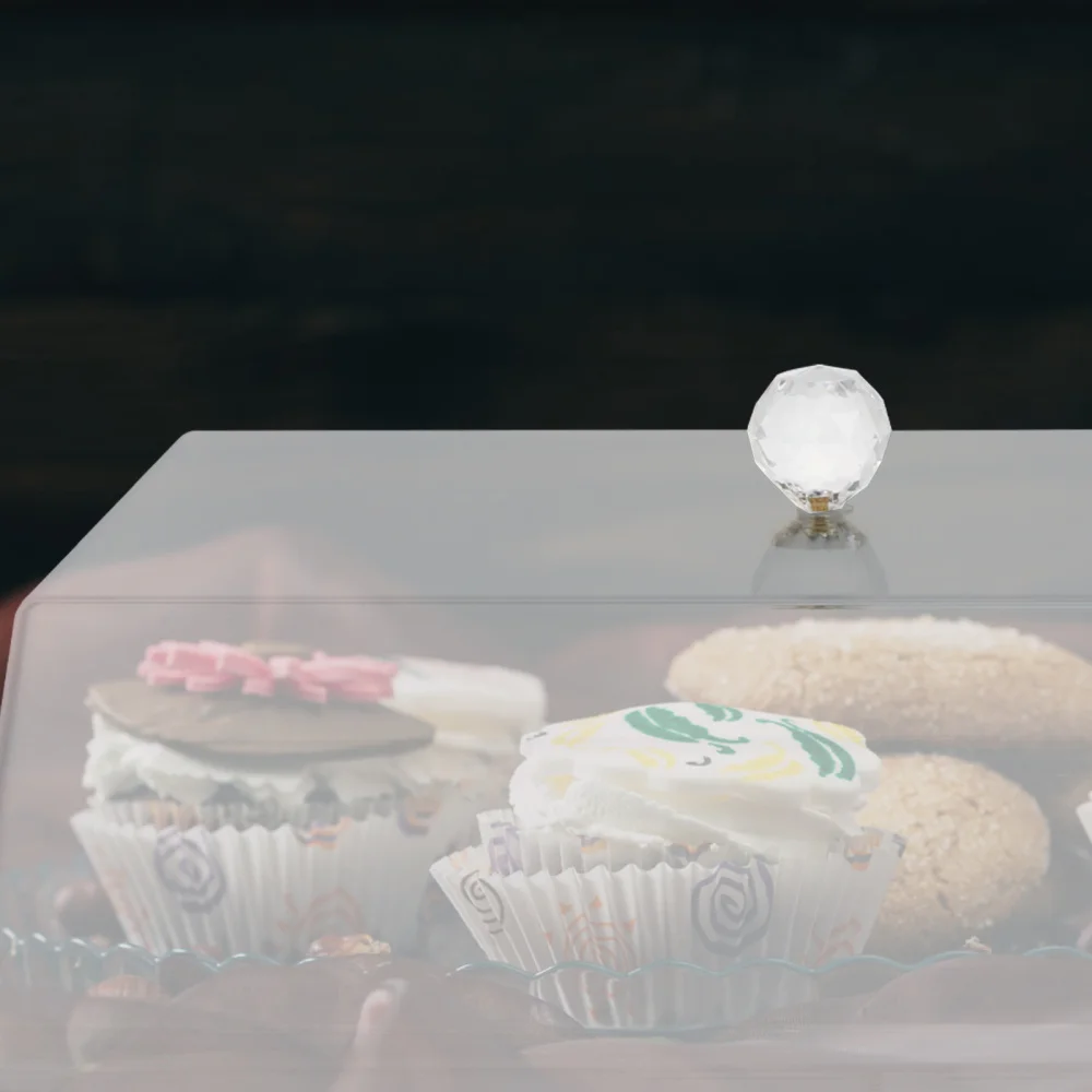 

1pc Household Kitchen Food Cover Transparent Food Cover Dust Proof Shade Cover