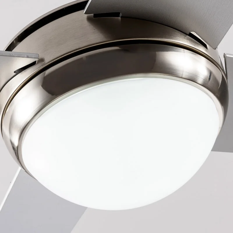 Современные потолочные вентиляторы с хромовым пультом ДУ для столовой домашний