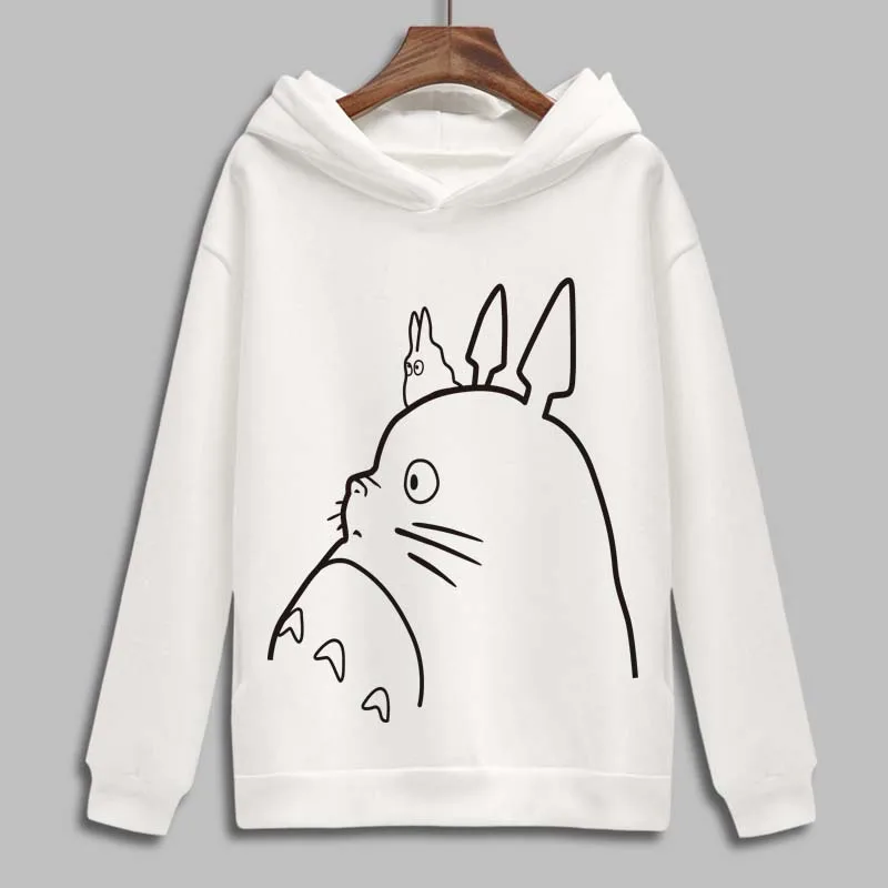 Худи для косплея Tonari no Totoro с мультяшным принтом зимняя Осенняя флисовая