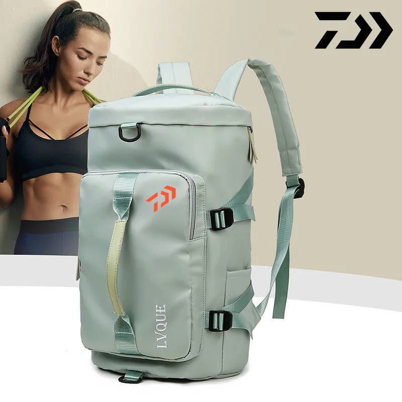 

2021 Daiwa Outdoor Sport Handbag Fishing Bagfashion Rucksack Men's Women Travel Camping Cycling Waterproof Shoulder Bag