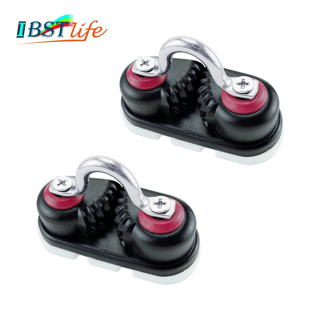 2X профиль Анодированной алюминиевой Cam бутсы с ведущий кольцо лодка веревки