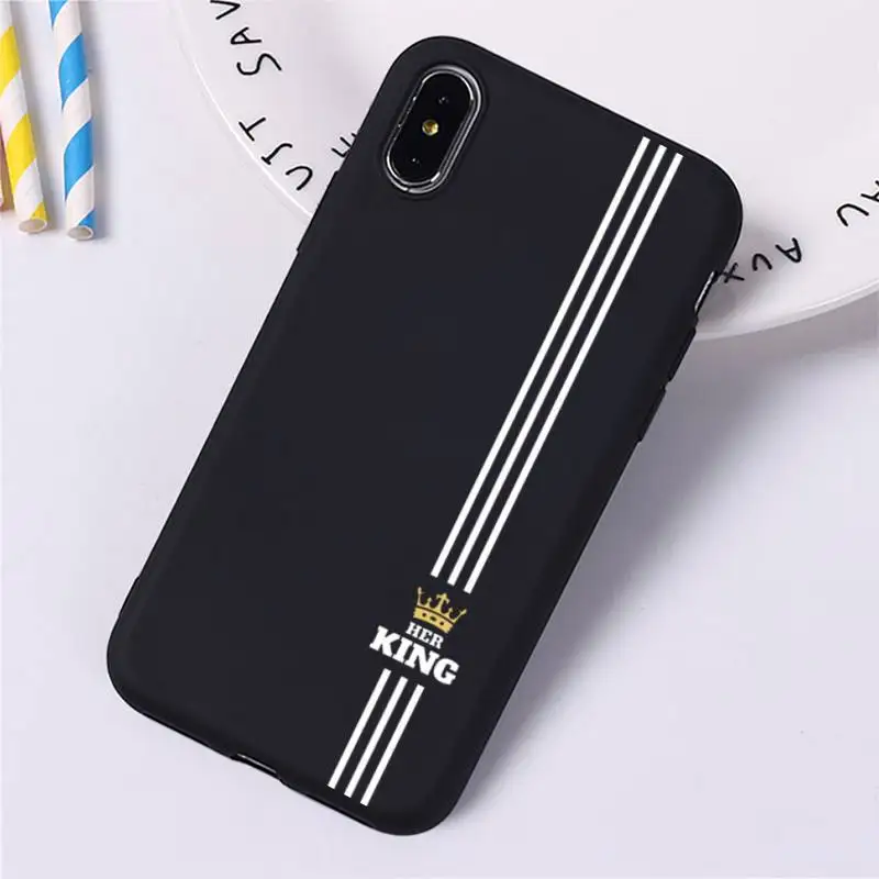 luxury romantic king queen phone case for iphone 12 pro max mini 11 pro xs max 8 7 6 6s plus x 5s se 2020 xr case free global shipping