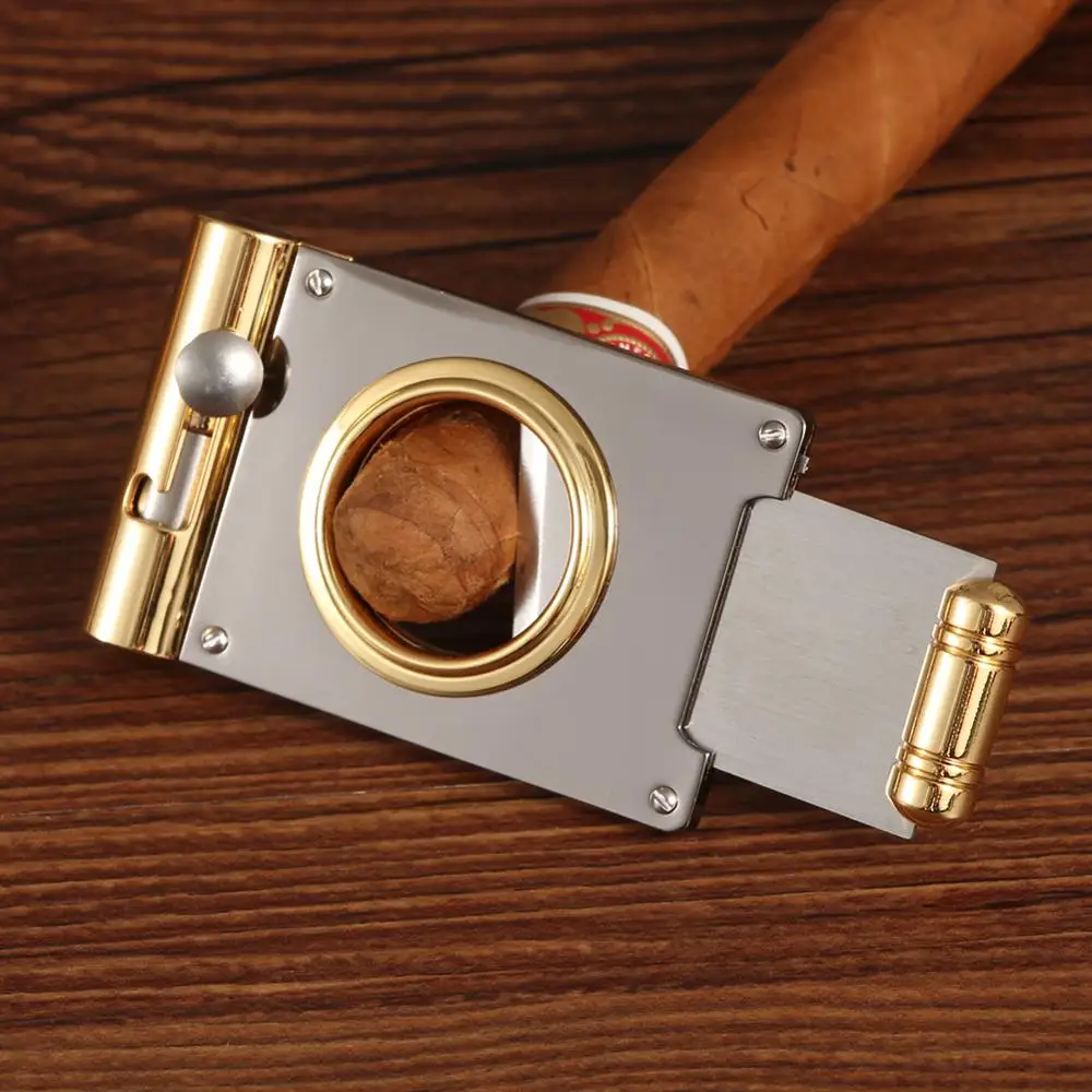 COHIBA Карманный Каттер для сигар с острым лезвием аксессуары портативный резак