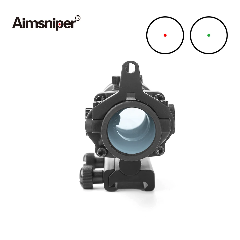 Aimsniper ACOG 1X32 тактический Красный Зеленый точечный прицел охотничья Оптика с 20 мм