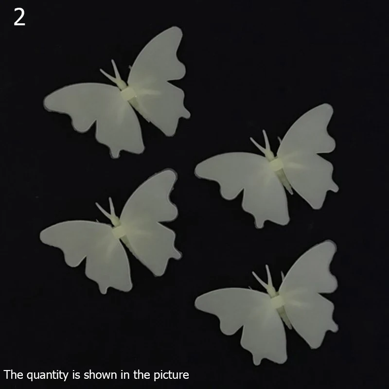 

Luminous Wall Stickers Glow In The Dark Stars Butterfly Sticker Decals for Kids rooms Colorful Fluorescent Stickers Home deco