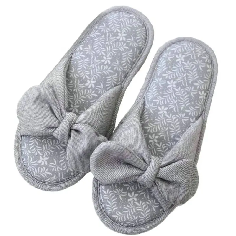 

Ping/Gray Spring/Summer Fish mouth slippers for women Home Indoor Bedroom Shoes Cartoon Home Shoes Soft Cotton Slippers